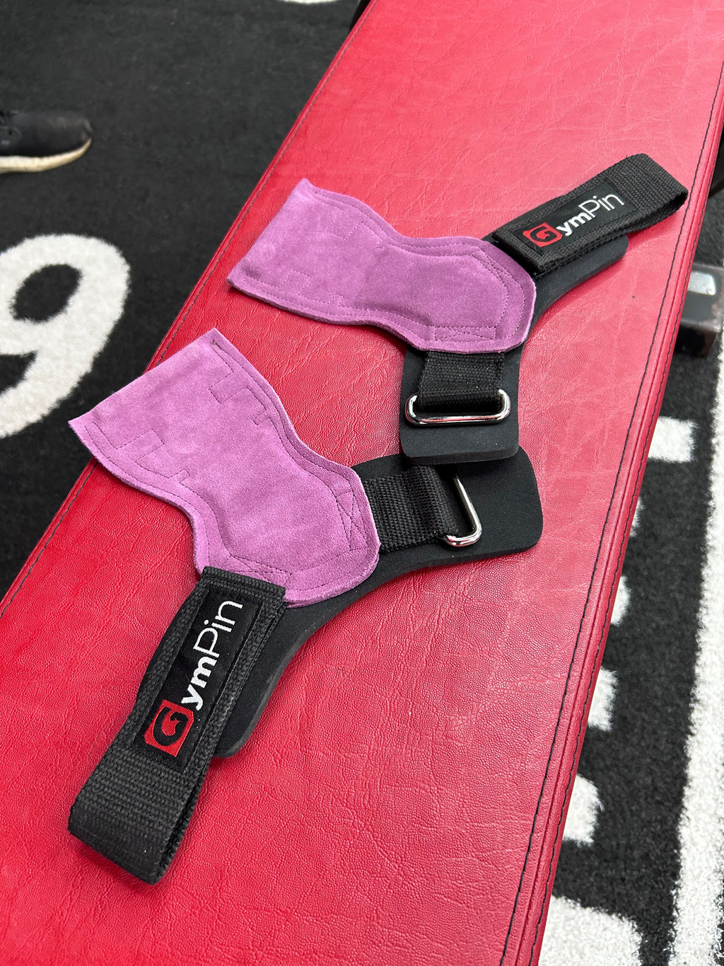 GymPin Leather Wrist Grips