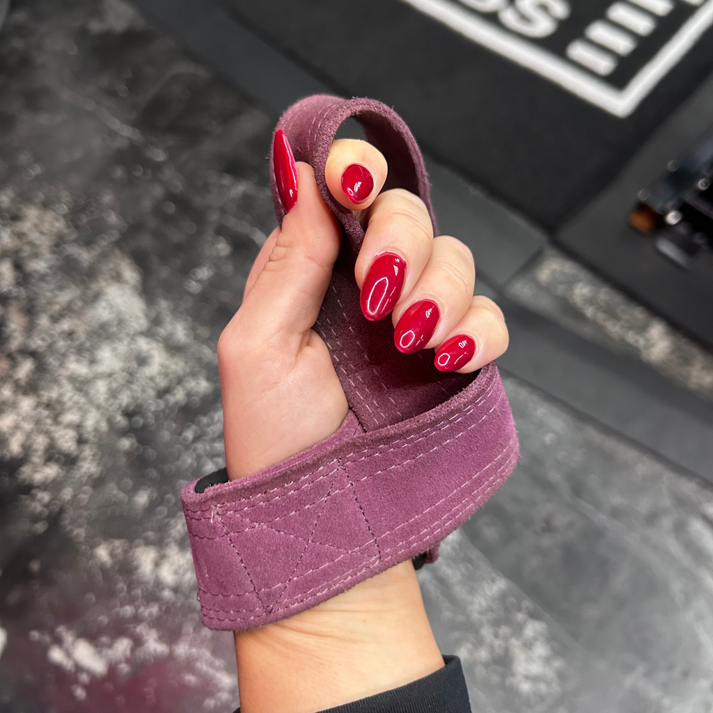 GymPin Padded Leather Weight Lifting Straps