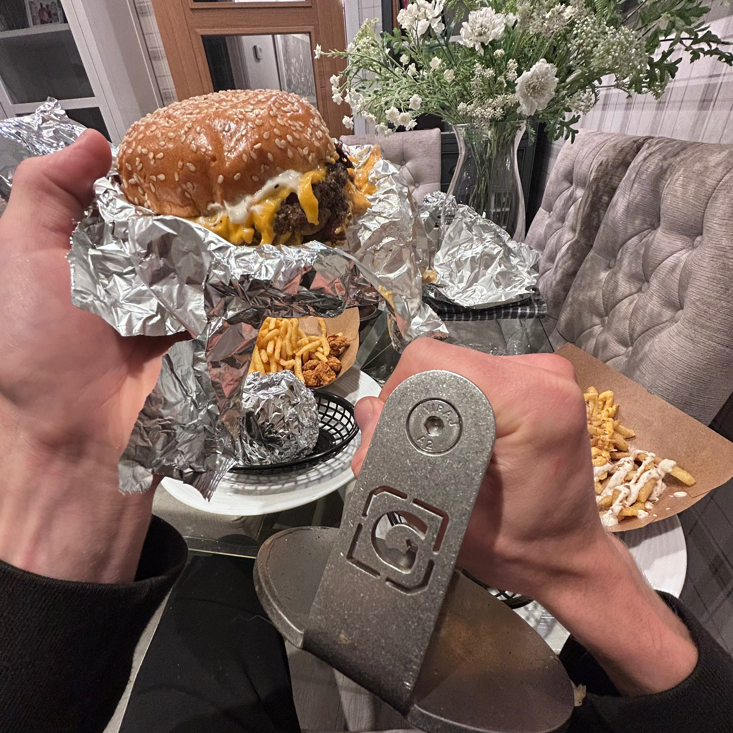 BURGER PATTY PRESS 5 INCH